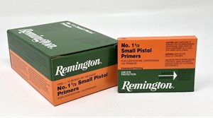 REMINGTON
X22600
1 1/2 SMALL PISTOL 
PRIMERS

SPECIAL
$189 /PER 1000