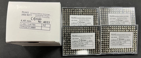 High quality RUAG Small rifle primers available now in limited numbers. Be quick, last delivery sold out in 2 days. $560 per 2500, $249 per 1000 or $69 per 250.