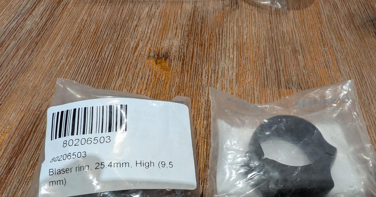 Blaser 25.4mm Rings