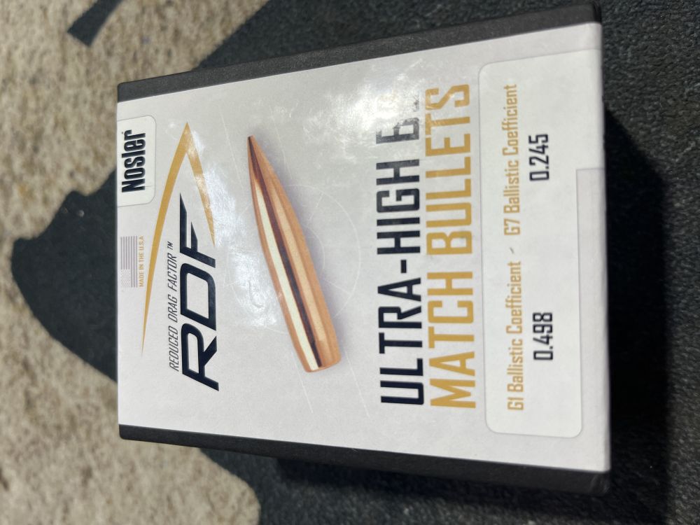 Nosler   (.224 )   85 gr. RDF. $92/100