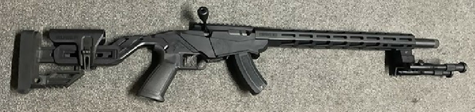 Ruger Precision Rimfire 22LR Like new condition comes with bipod and 2 Mags.