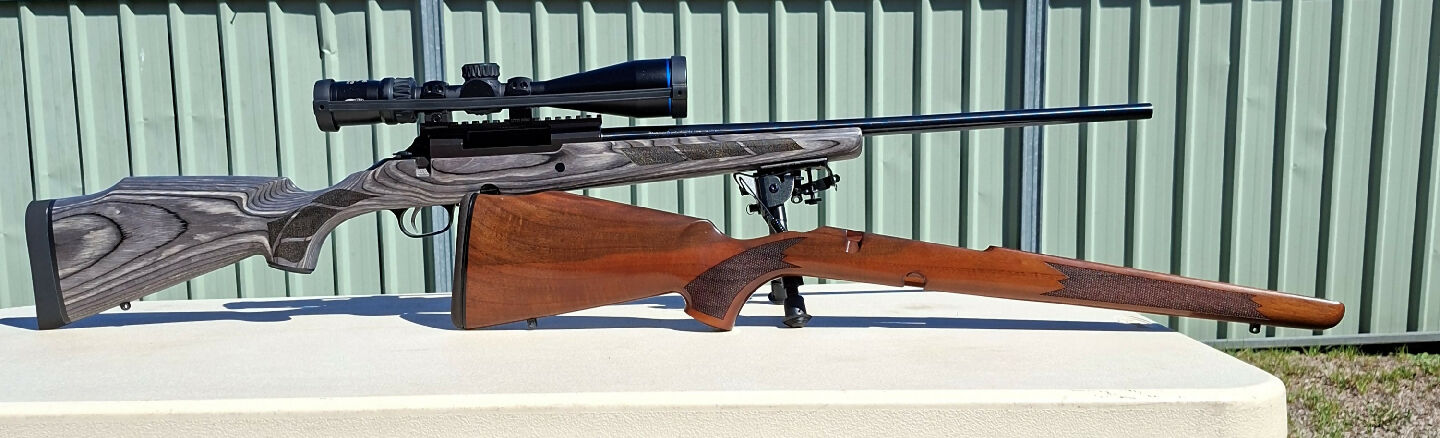 Old school quality Tikka M695 that has done very little work, in a brand new Boyds prairie hunter stock.