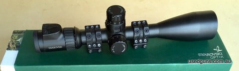 Unique. Special X5i factory order for ultra long range shooting. The 4WX-I reticle has been Installed instead of the standard Plex-I+ reticle. Additional cost w