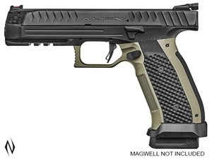 LAUGO ARMS
ALIENPS
ALIEN PERFORMANCE STANDARD
9MM, 10 SHOT
CASED WITH TWO MAGS
124MM BARREL

SPECIAL NEW $5650