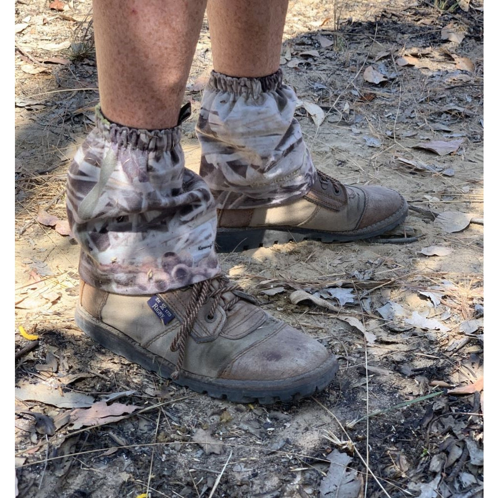 PRO-TACTICAL GAITERS SHORT CAMO FLEECE