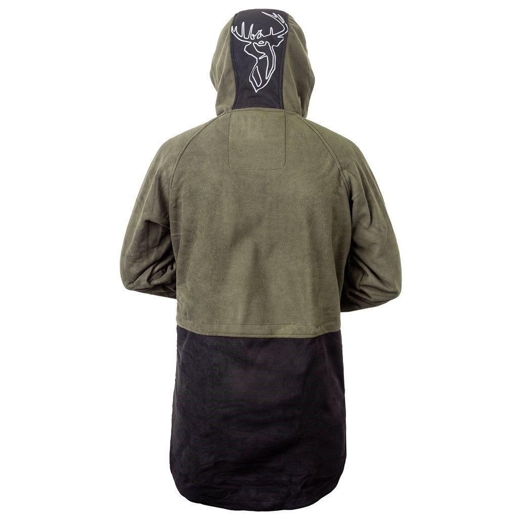 HUNTERS ELEMENT BUSHMAN HALF ZIP GREEN LARGE
