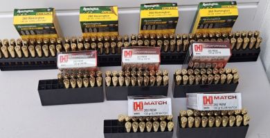 260rem factory ammo 168rds=80xrem 140gCL 53xHornady129g SFSST 35xMatch