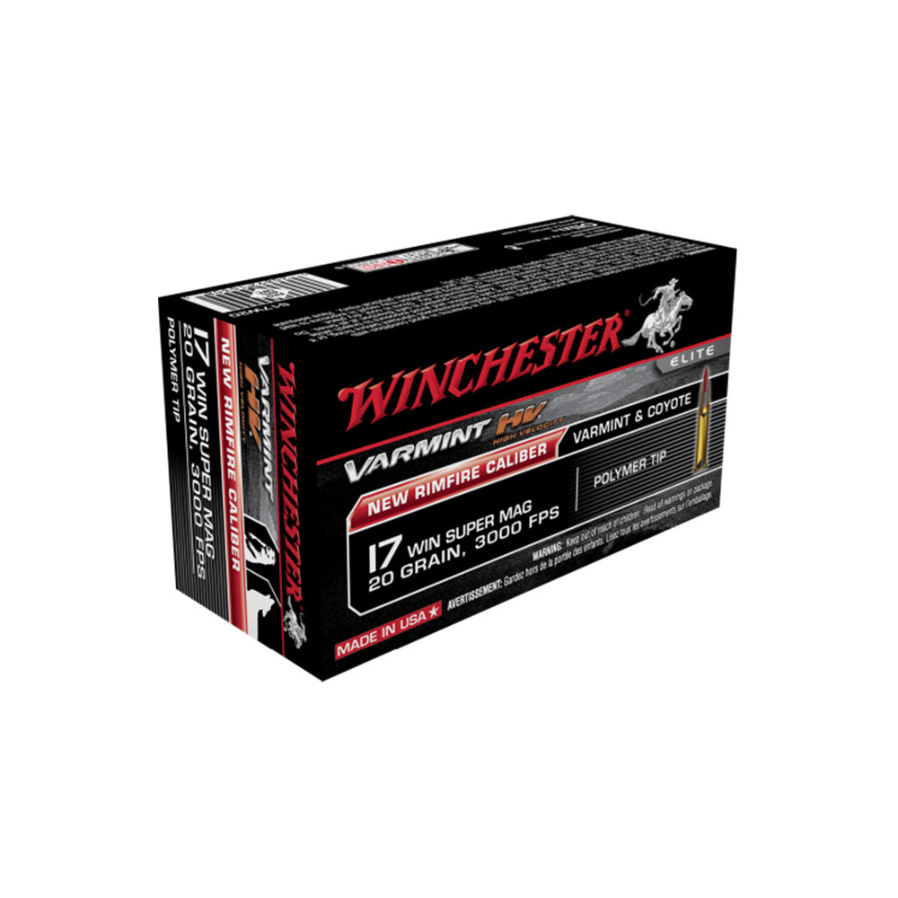 Winchester Varmint HV 17 WSM 20gr PT 50pk