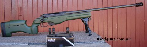 Rifle comes with genuine sako three ring 34mm mount, cost $780, TRG muzzle brake. Round count is 87 with 300gr senna
