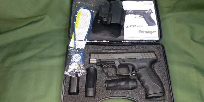 This Stoeger STR-9 is in excellent condition and comes complete with all factory accessories. Chambered in 9mm, it features the longer 4.75-inch barrel for impr
