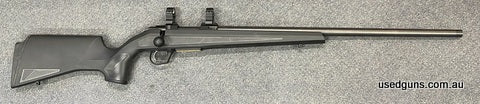 Excellent condition CZ Alpha 600 in 223. Only fired 100 rounds. 24 inch threaded barrel. Leupold mounts. Great pointing small centrefire rifle. $65 freight to y