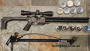 FX Dreamline Lite in as new, unmarked condition with one magazine. Purchased in 2022 and would be lucky to have a full packet of pellets through it. Leapers 3-9