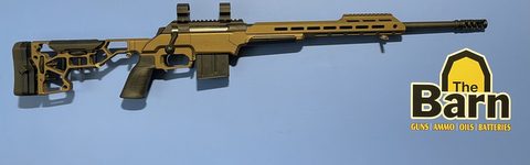 Make: Lithgow Model: LA102 Action: Bolt Serial Number: Y03515 Barrel length: 22" Overall Length: 115cm Description: Lithgow LA102 in an MDT ESS chassis with a m