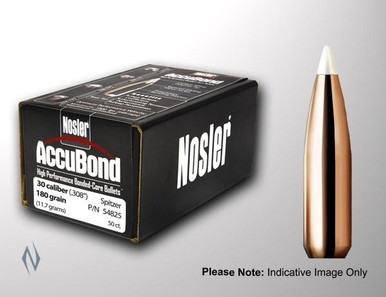 NOSLER 308 180GR ACCUBOND 50PK - SKU: NAB30180