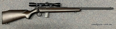 Good condition Sportco 66S in 22LR. Unknown scope. Cycles well. Barrel in good nick. $65 freight to your dealer Australia Wide except regional WA. 2 month lay-b