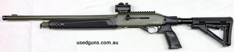 Fun straight pull! Fitted with loads of extras, Magpul adjustable stock, MDT pistol grip, Lucky 13 charging handle, and Bushnell TRS-25 red dot all included, as