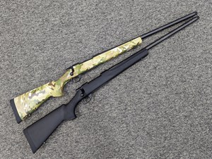 HOWA
1500 LONG RANGE
300WIN MAG
3 SHOT
24" VARMINT BARREL
BLUED FINISH
5/8TH X 24 THREADED MUZZLE
1 IN 10" TWIST
ALLOY PILLAR BEDDED STOCK
HACT ADJUSTABLE TRIGGER

AVAILABLE IN
BLACK SPECIAL NEW $690
MULTICAM SPECIAL NEW $749