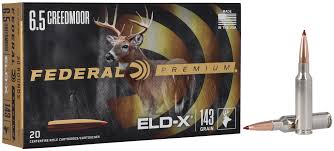 FEDERAL PREMIUM 6.5CREEDMOOR 143GR ELDX