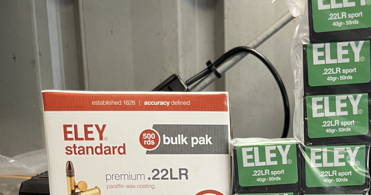 Eley Standard 22lr Bulk Pack 500, Eley Sport 22lr