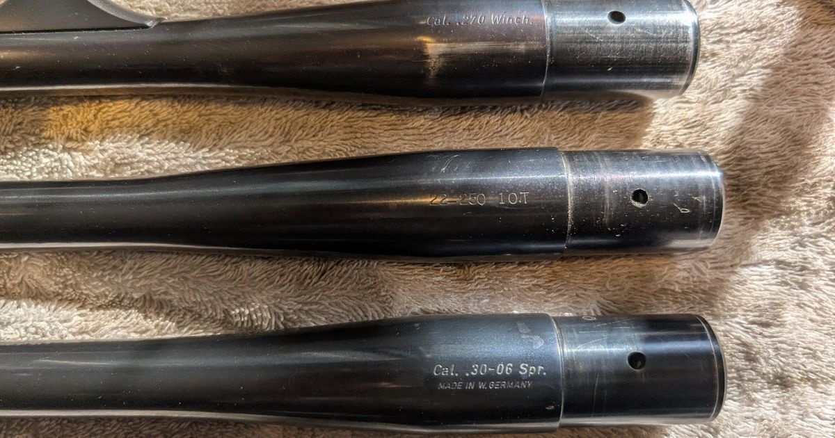 Sauer 200/202 and Tikka Barrels