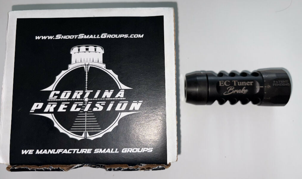 NextGen Eric Cortina Tuner Brake - Thread size 5/8-24 for 6.5mm and under. Black Nitride Finish. Brand new never used. Price includes postage.