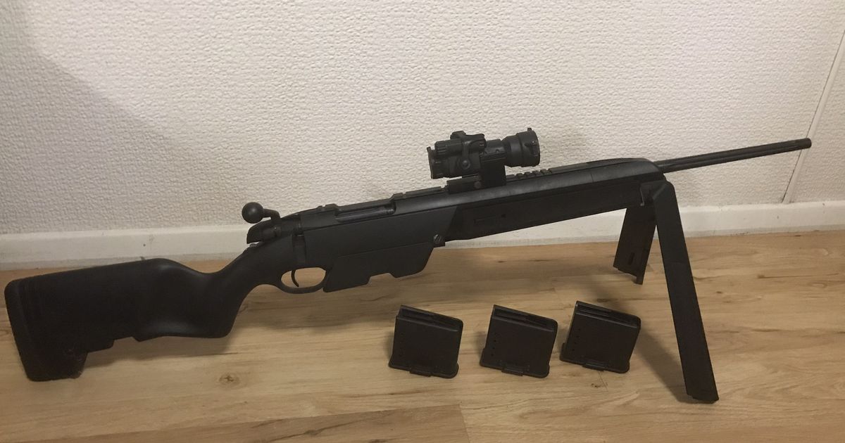 STEYR Rifle with Red Dot sight & 10 Round mod kit