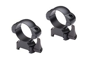 Nikko 30mm Weaver Steel Lok Rings Matte Black Quick Release