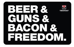 TEKMAT
TEK-17-BGBF
BEER & GUNS & BACON
& FREEDOM

SPECIAL NEW $17.90