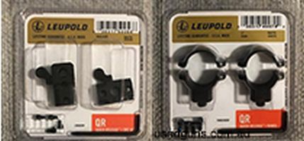 NEW Leupold Mauser 98 quick release 1" mounts matte finish steel (high). Phone 0429849007. If reply by email please forward return phone number.
