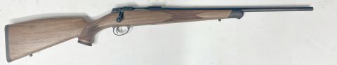 Sako Bavarian chambered in 223 with a 1/8 twist featuring a elegant walnut stock with a hog‚Äö√Ñ√∂‚àö√ë‚àö¬•s back rear stock shape