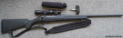 As new gun, only fired 14 rounds to zero the scope, comes with sling, QD scope mount, Leupold VX Hog 1-4x20 (not the VX Freedom) and torque wenches to ensure th