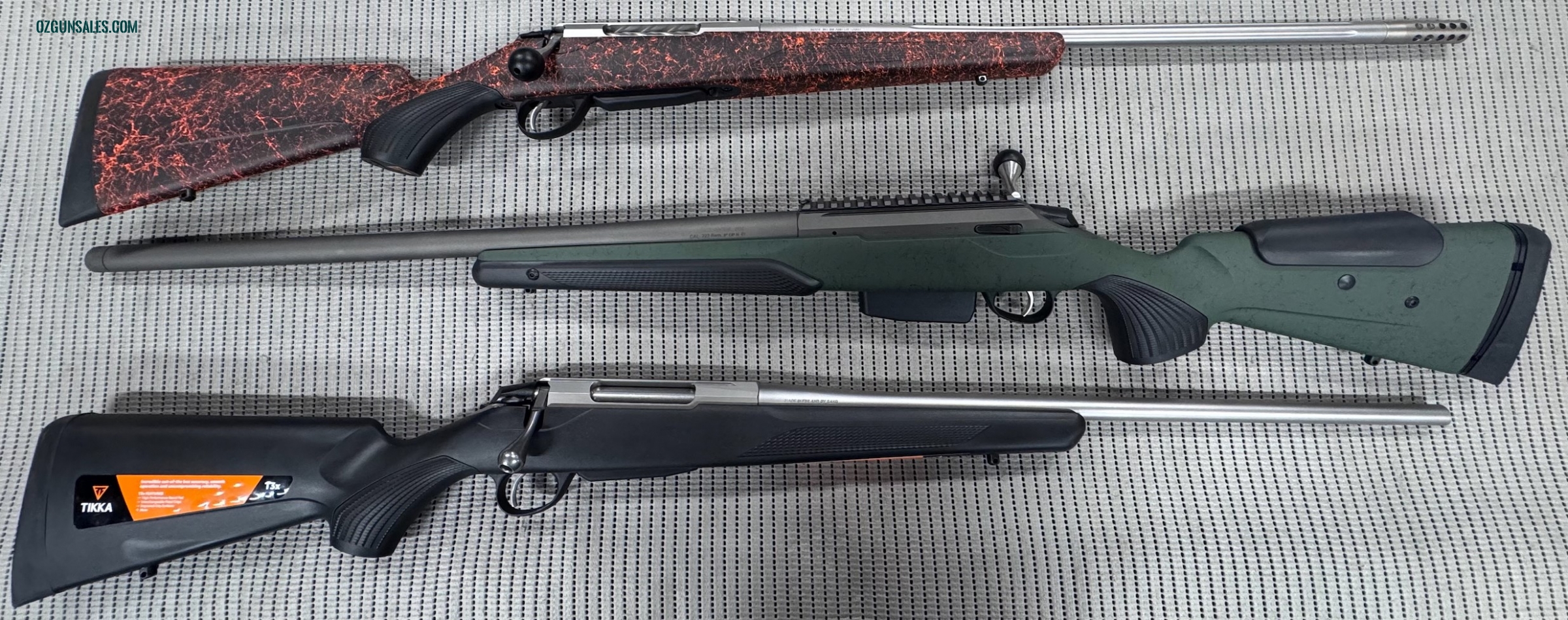ASSORTED NEW TIKKA RIFLES