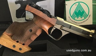 As new FWB AW93, comes in original case with 2 magazines, right hand grip, extremely accurate with very low round count ( 250) has original tools and manual. Co