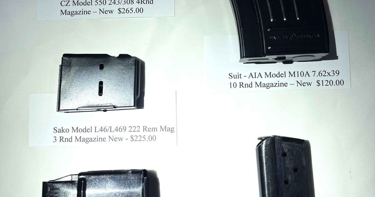 Magazines For Discontinued-Obsolete Models