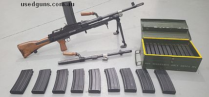 Enfield L4A4 7.62 NATO Bren gun in excellent condition. Barrels are like new, numbered to gun and test fired only. Newly manufacture to original Enfield factory