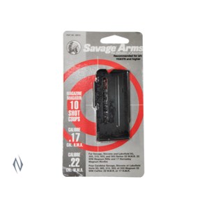 SAVAGE
SM90010
MODEL 93, 22MAG OR 17HMR
10 SHOT BLUED
ORIGINAL MAGAZINE
NEW $84.95