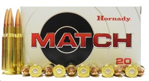 HORNADY
H8097
MATCH
308WIN, 168GR, HPBT
AMMUNITION

SPECIAL
$59.90 /PER 20
$299.50 /PER 100
$549 /PER 200