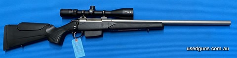 Very good condition Tikka T3x Varmint in 300 Win Mag. Has a 610mm heavy barrel. A clear Bushnell Trophy X30 6-24X excellent for this calibre and versatile setup