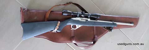 Cat C Ruger 10/22 with Timmy trigger and extended magazine release, the rifle is on an agricultural licence and didn't leave the farm, has had little use. More 