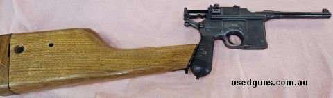 Original condition c96 manufacturer around 1930-1932. Number matched. Comes with shoulder stock holster. Text preferred
