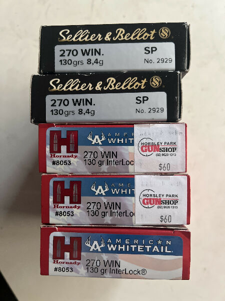 Hornady 270win 130gr
