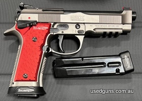 Brand new and available for immediate delivery. Beretta 92X Performance Standard Custom 9mm Red. $30 fright to your dealer Australia Wide. 2 month lay-by availa