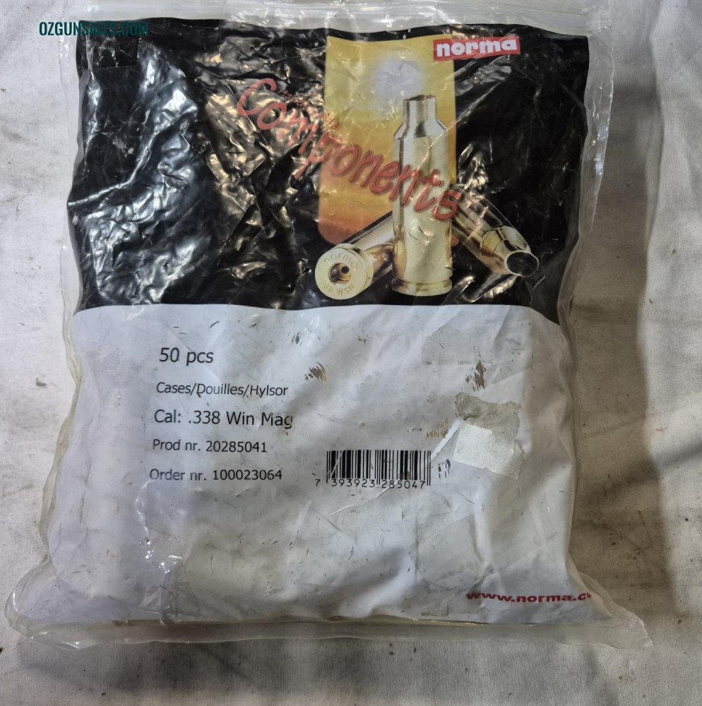 Norma 338 Win Mag UP case 50 pcs
