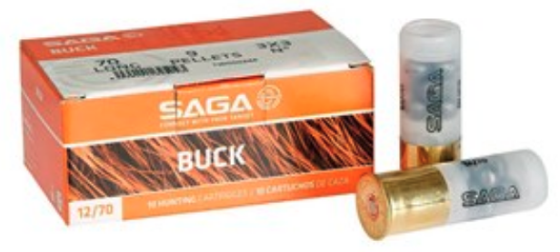 Saga Buckshot 12ga 34gr # 9P (10) 250