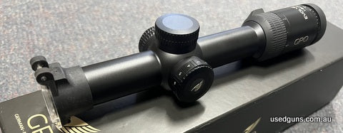 One only. Reduced from $1610 to clear. GPO Evolve 1-8x24i with Illuminated German No 4 reticle. 30mm tube. $15 post Australia Wide. 2 month lay-by available wit