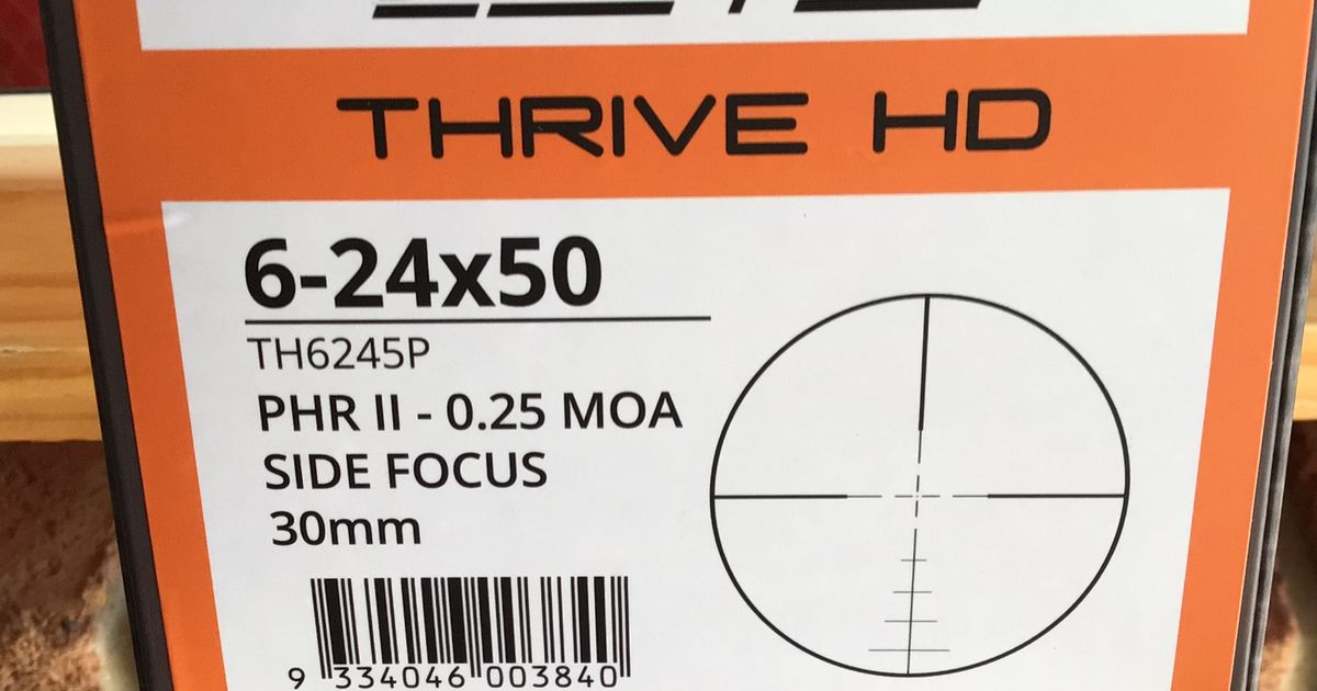 Zerotech Thrive HD 6-24-50 new