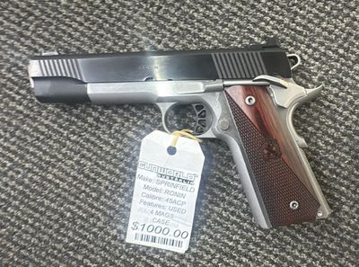 Used Springfield Ronin 1911 .45ACP x 4 Mags Case - SN: NM741256