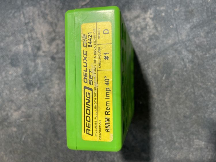 Redding 6mm Imp Die set
