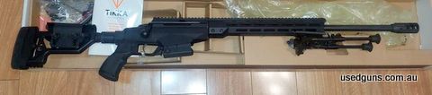 Tikka T3X Tac A1 in 223. unfortunately some minor scratches as pictured on left side of receiver ,otherwise excellent condition, minimal rounds down range.. 1 x
