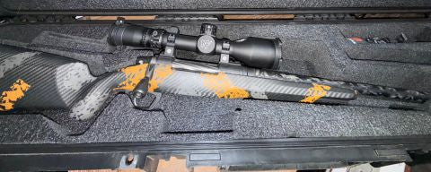 The ultimate long range lightweight sambar rifle! Gunwerks ClymR rifle system, chambered in 7PRC. Ultimate lightweight long range hunting rifle. GLRTi, carbon f